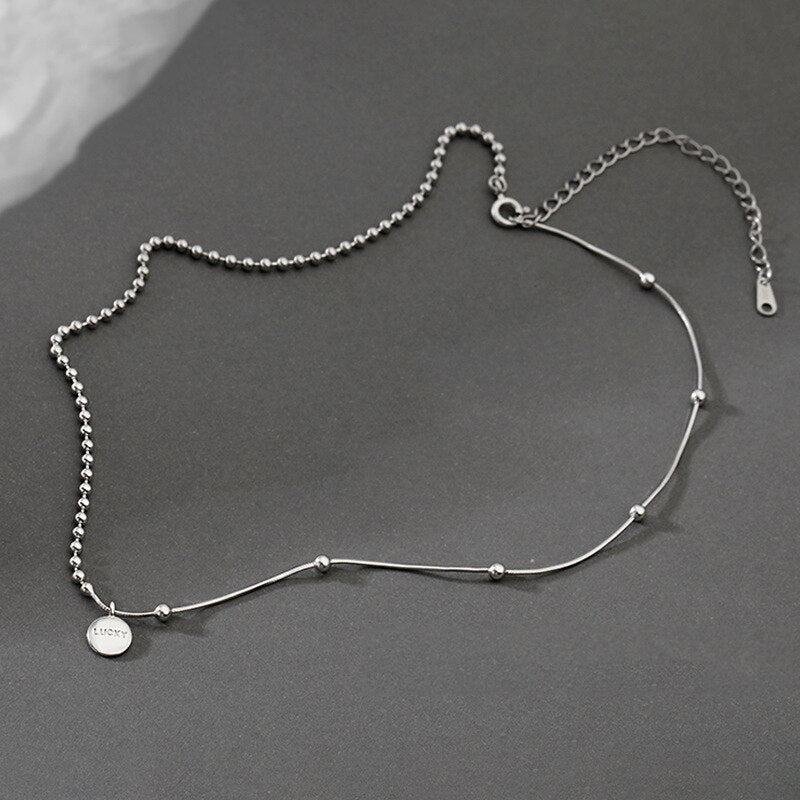 שרשרת תליון מזל כסף תמר