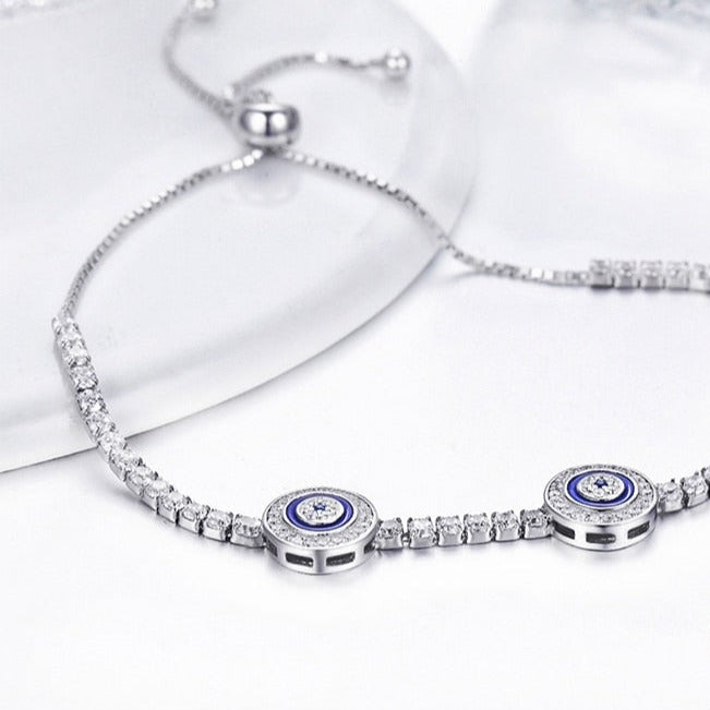 צמיד עין הרע כסף קויה