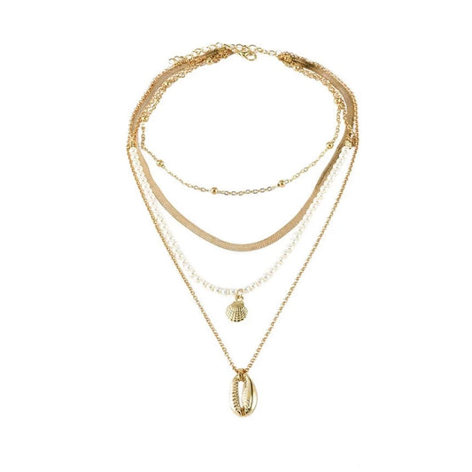 סט שרשראות נילי זהב