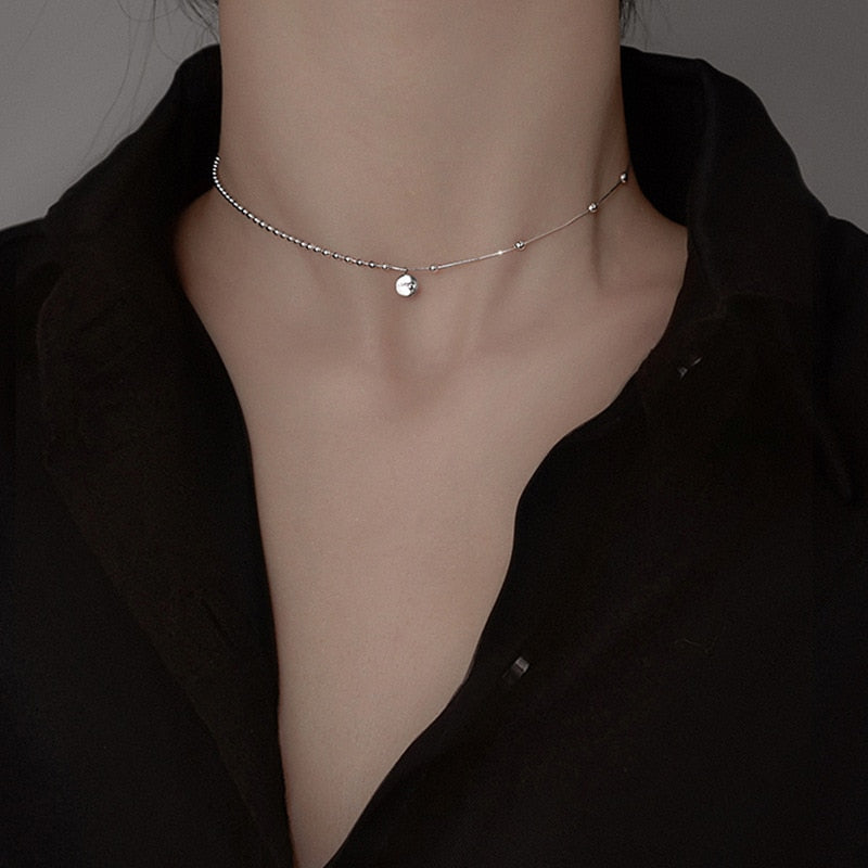 שרשרת תליון מזל כסף תמר